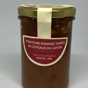 Confiture de pommes tapées au Coteau du  Layon